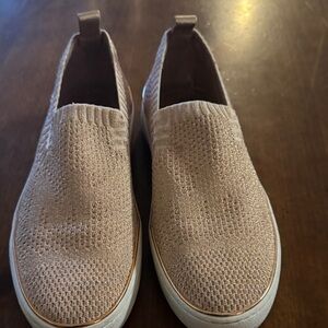 Michael Kors Light Pink Knit Slip-On Sneakers
